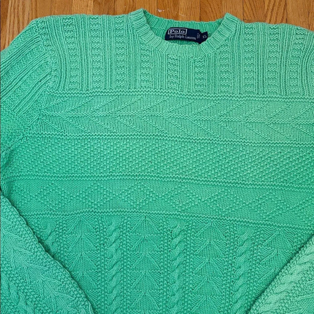 Vintage Polo by Ralph Lauren Hand-Knit Sweater – Size XL
